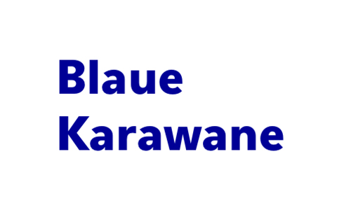 Logo Blaue Karawane